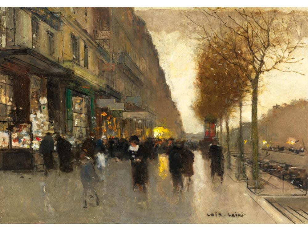 Luigi Loir comparable auction result: luigi loir 1845 g rz sterreich 1916 paris