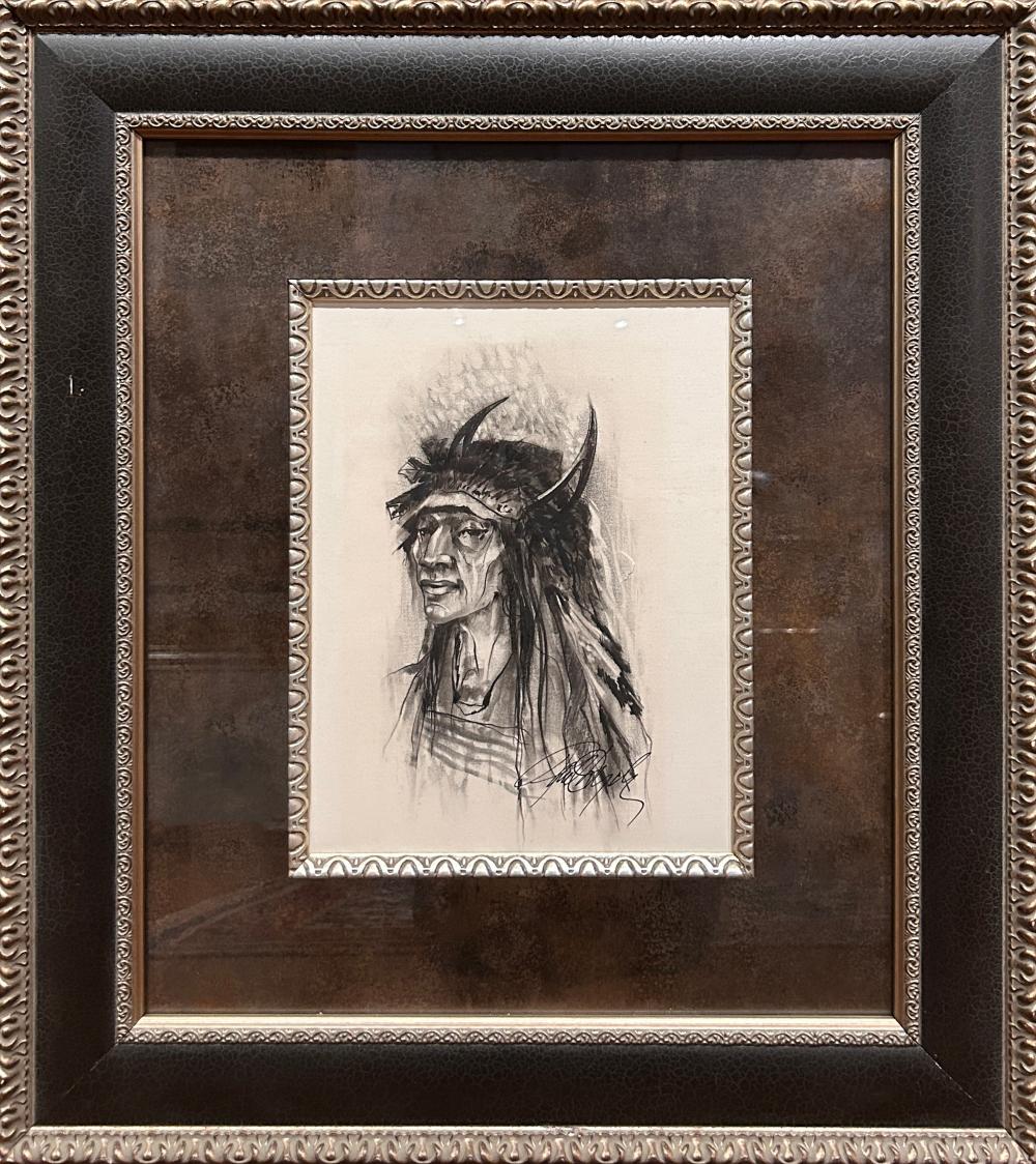 Paul Dyck comparable auction result: paul dyck 1917 2006 gros ventre man charcoal