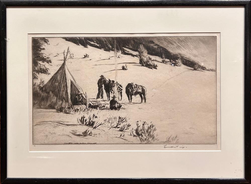 Levon West comparable auction result: levon west 1900 1968 ox yoke mt january 1935