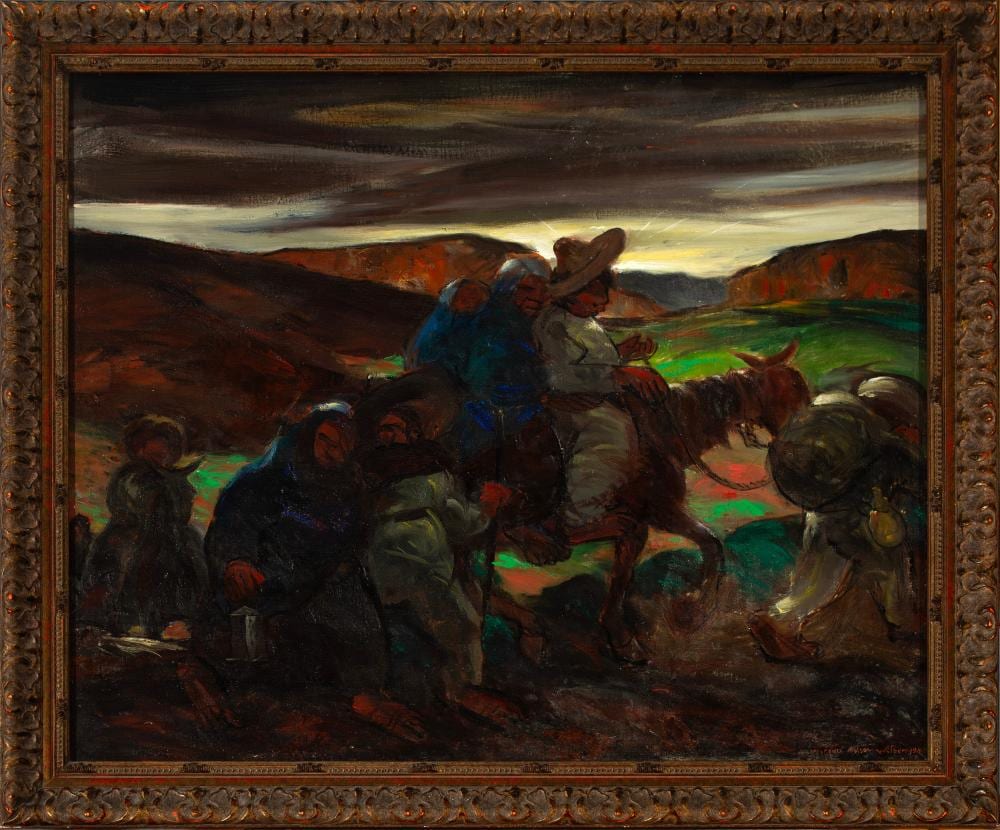 Lawrence Nelson Wilbur comparable auction result: lawrence nelson wilbur 1897 1989 oil painting