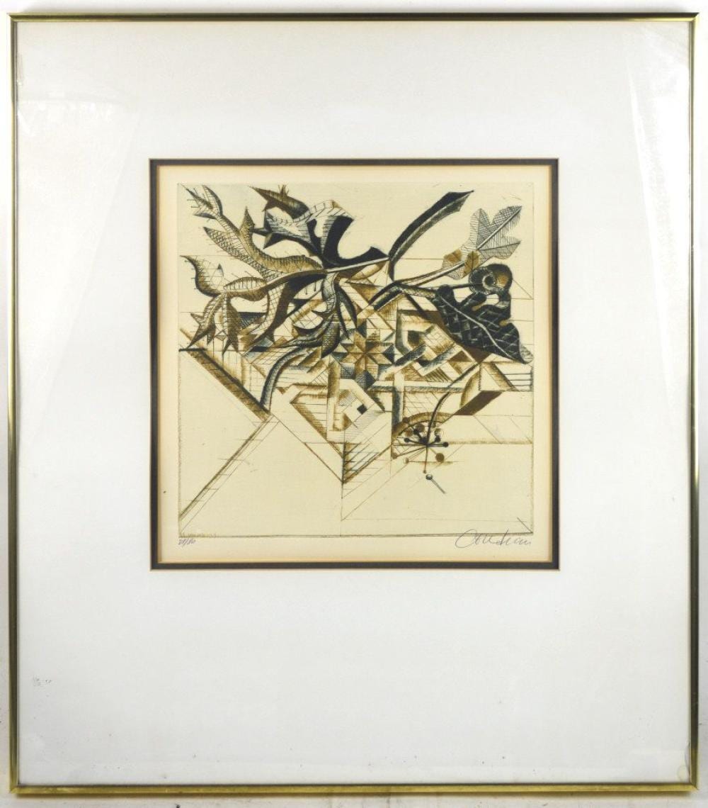 Brigitte Coudrain comparable auction result: brigitte coudrain signed d etching