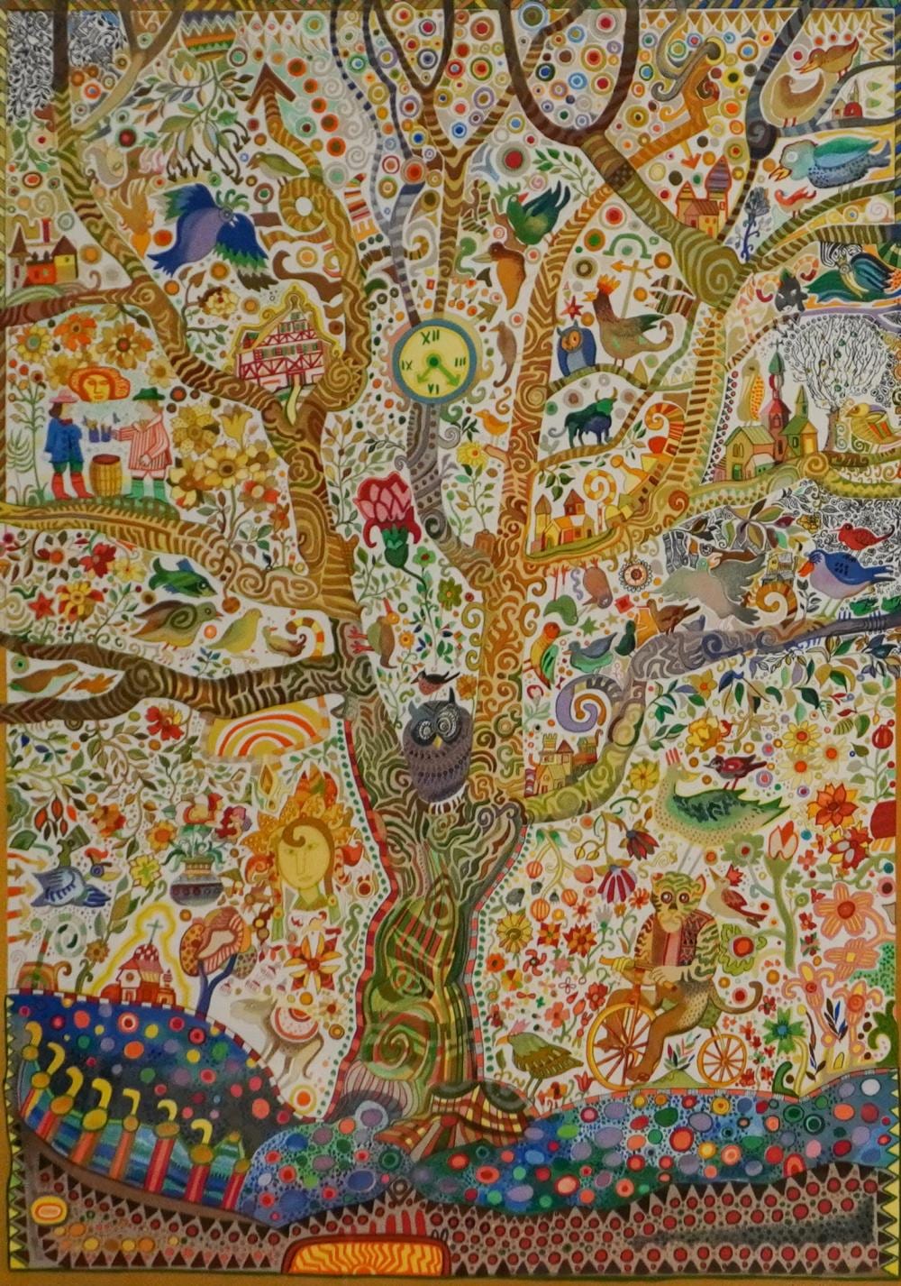 juan romero spanish 1932 1996 tree of life silkscreen signed and dated 1980 l r and numbered 246 275 l l frame 34 3 4 x 26 1 2 in 88 3 x 67 3 cm · Weschler's · 2025-11-25 Juan (1932) Romero comparable auction result: juan romero spanish 1932 1996 tree of life silkscreen signed and dated 1980 l r and numbered 246 275 l l frame 34 3 4 x 26 1 2 in 88 3 x 67 3 cm