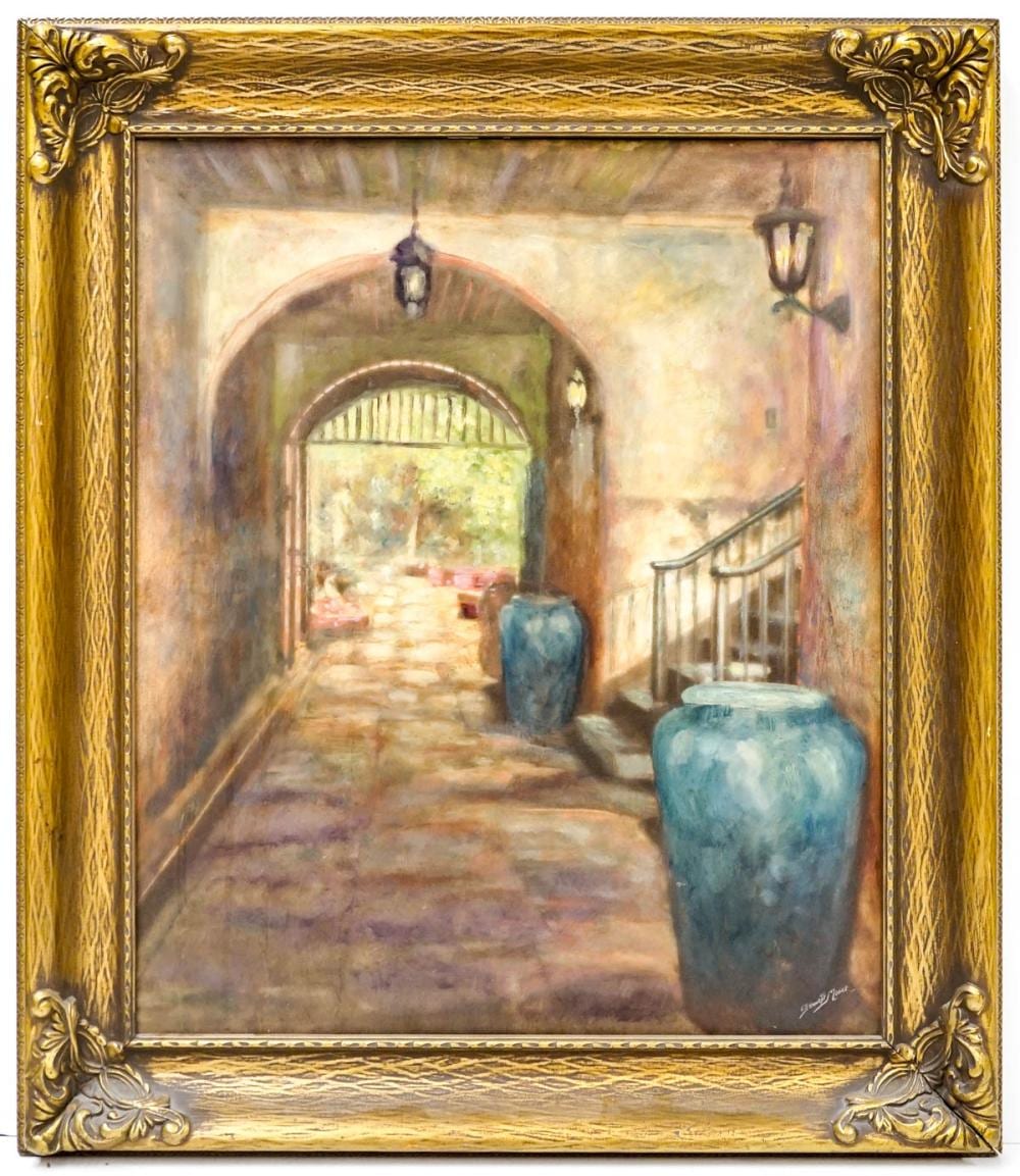 C. Bennette Moore comparable auction result: c bennette moore original oil painting