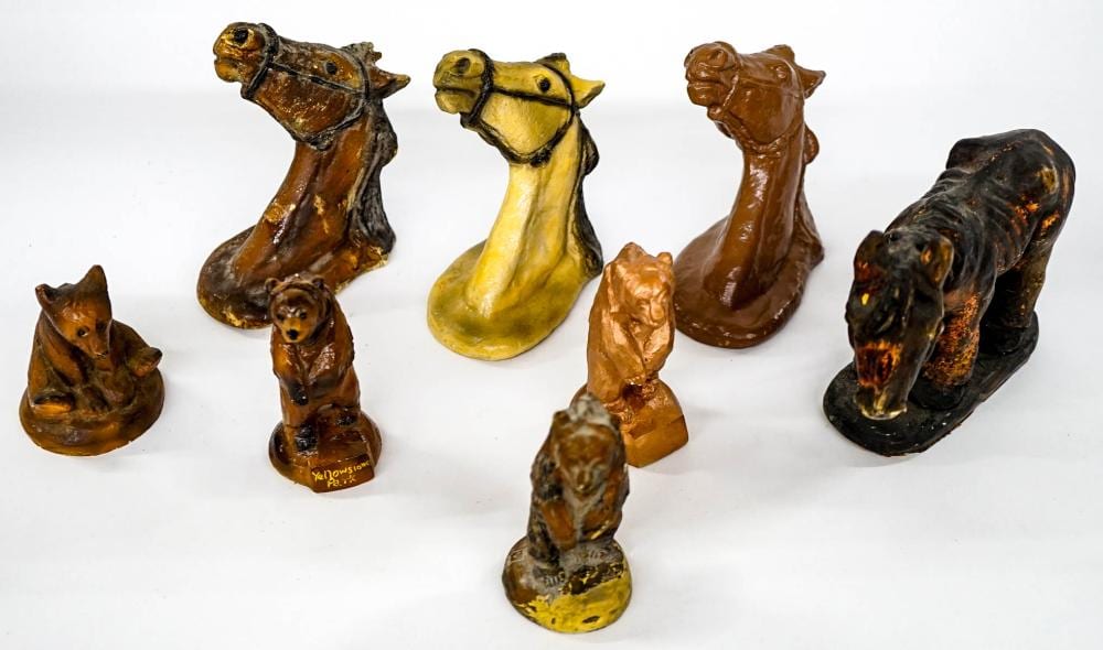 ace powell russell plaster or ceramic figures · Grant Zahajko Auctions, LLC · 2025-12-03 Ace Powell comparable auction result: ace powell russell plaster or ceramic figures
