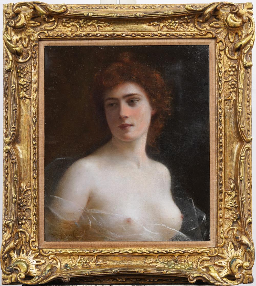 henri rondel 1857 1919 antique french nude woman framed oil painting portrait christie s prov · Curated Gallery Auctions · 2025-12-07 Henri Rondel comparable auction result: henri rondel 1857 1919 antique french nude woman framed oil painting portrait christie s prov