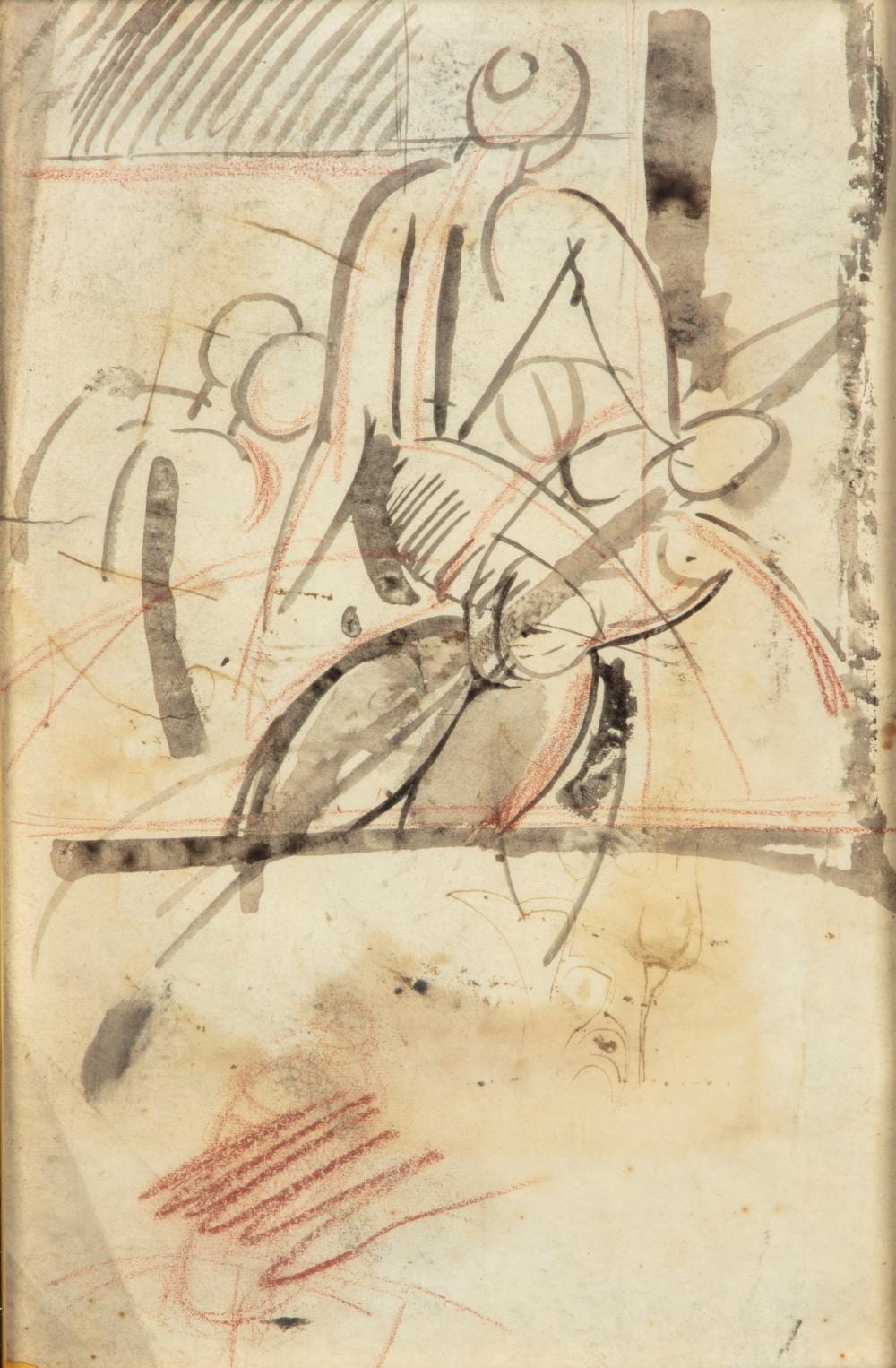 Gino Rossi comparable auction result: gino rossi venezia 1884 treviso 1947 composizione di figure