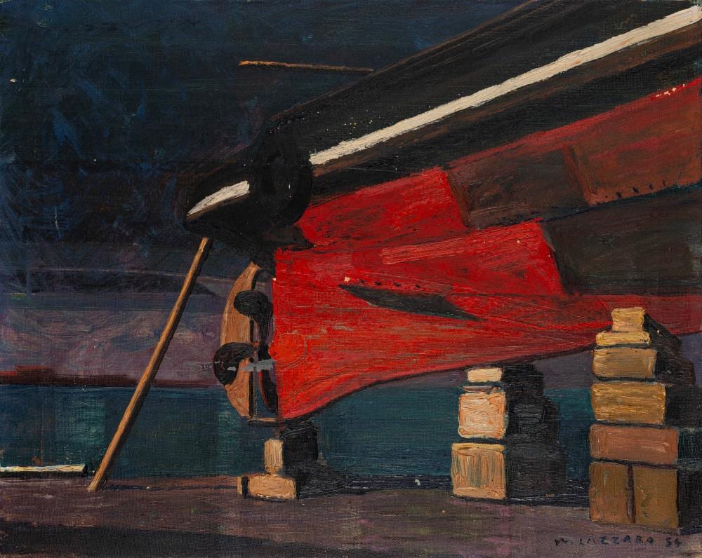 walter lazzaro roma 1914 milano 1989 red boat 1954 · Finarte · 2025-12-04 Walter Lazzaro comparable auction result: walter lazzaro roma 1914 milano 1989 red boat 1954