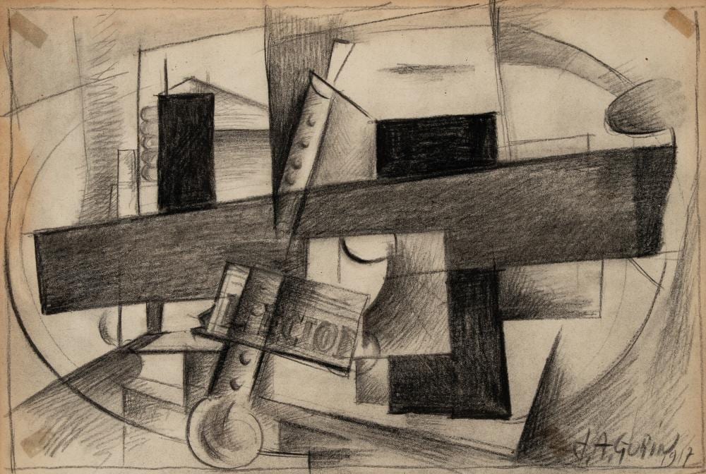 Jean Albert Gorin comparable auction result: jean albert gorin saint milien de blain 1899 niort 1981 untitled 1917