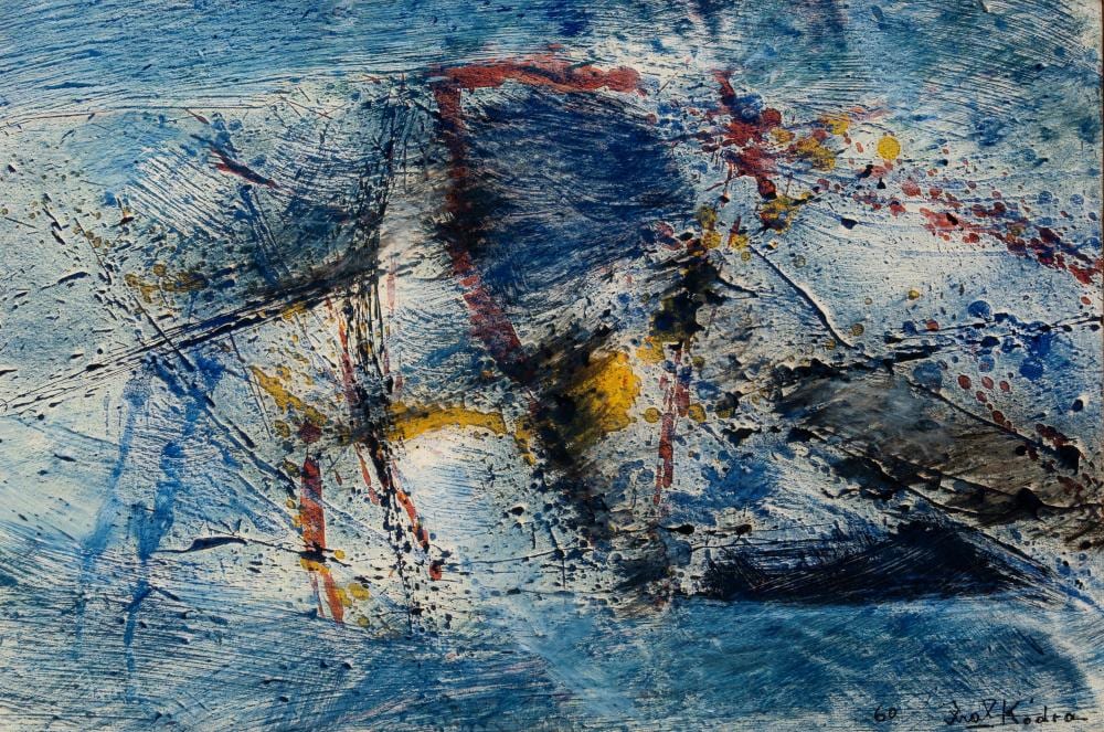 Ibrahim Kodra comparable auction result: ibrahim kodra albania 1918 milano 2006 untitled 1960