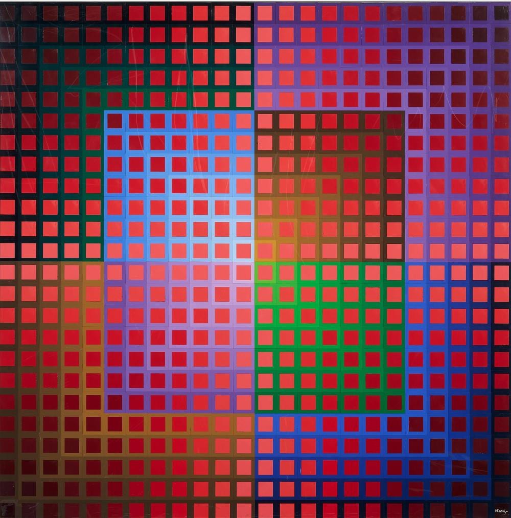 Victor VASARELY sold by Artcurial, lot 436 — auction record photograph