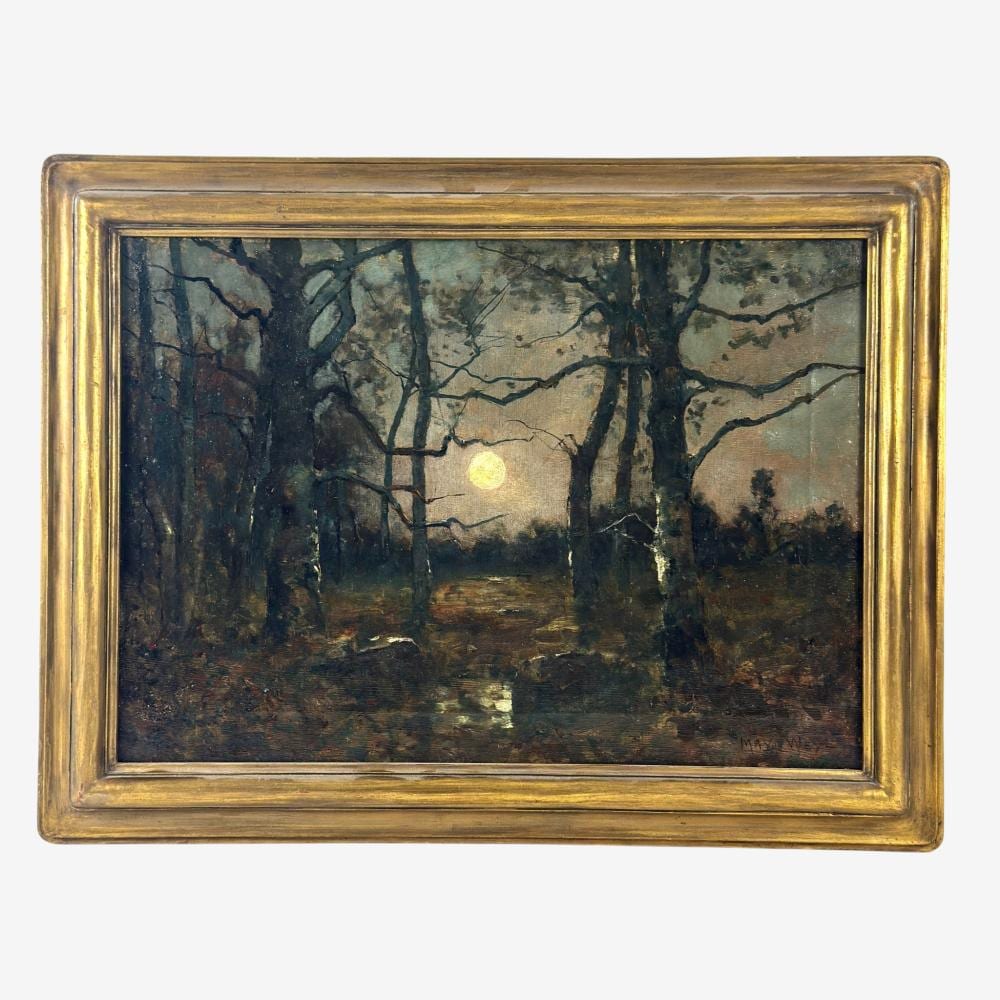 Max Weyl comparable auction result: moonlight landscape by max weyl