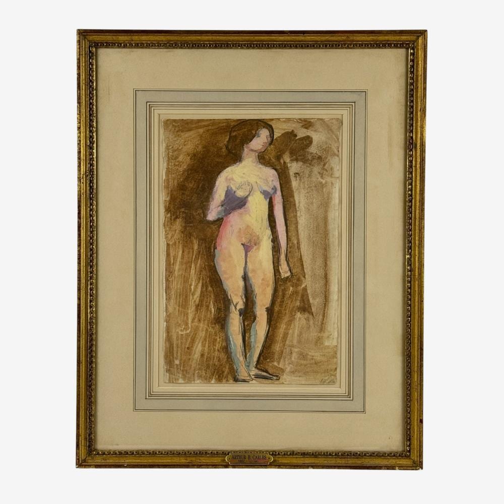Arthur Beecher Carles comparable auction result: standing nude by arthur b carles