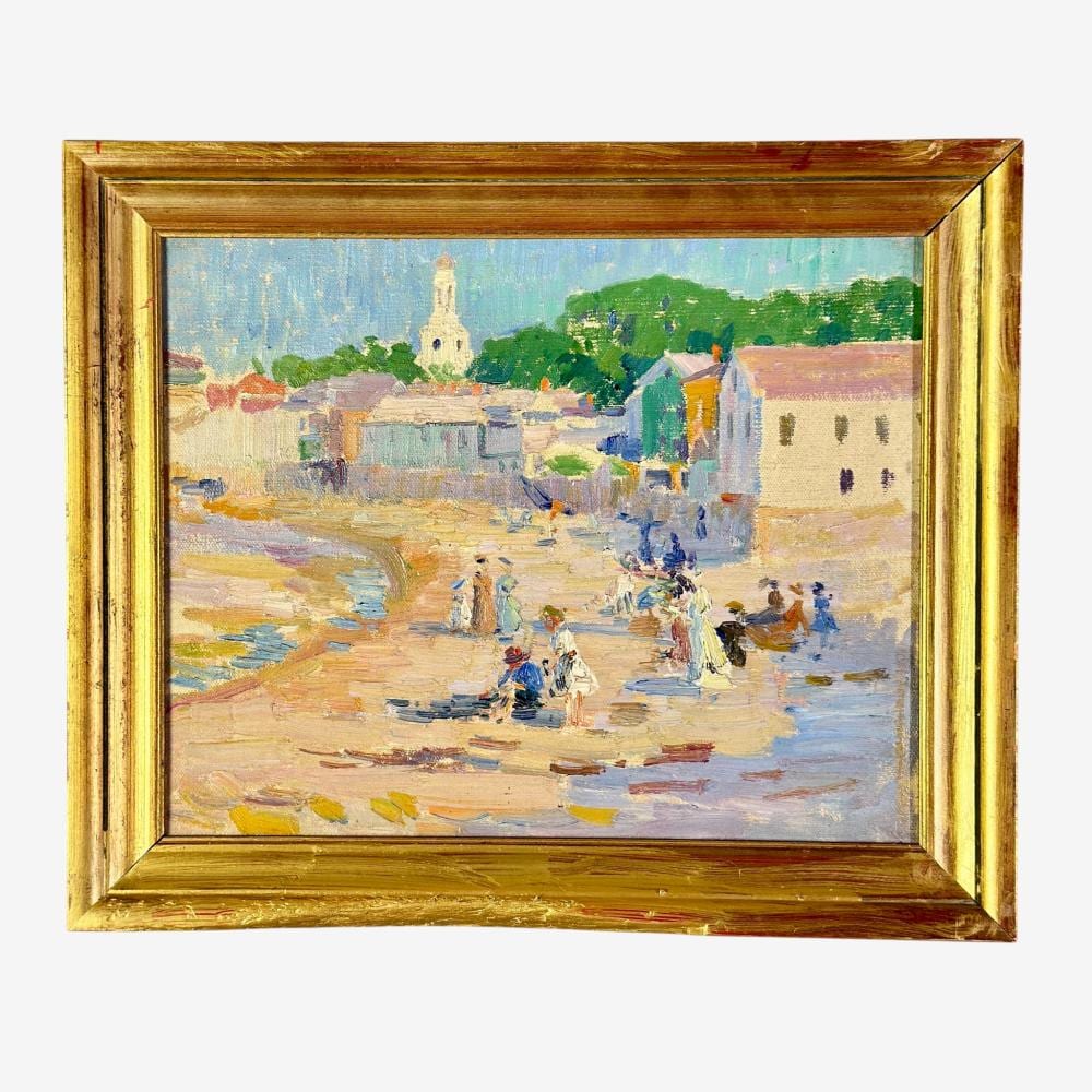 Herman Henry Wessel comparable auction result: three rockport ma scenes by herman wessel