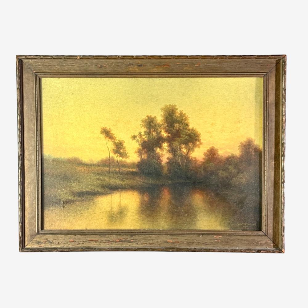 George McConnell comparable auction result: landscape by george mcconnell