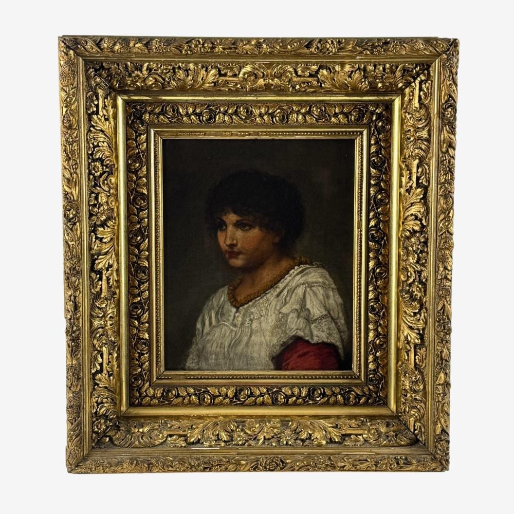 Ludwig Knaus comparable auction result: 19th century oil after ludwig knaus