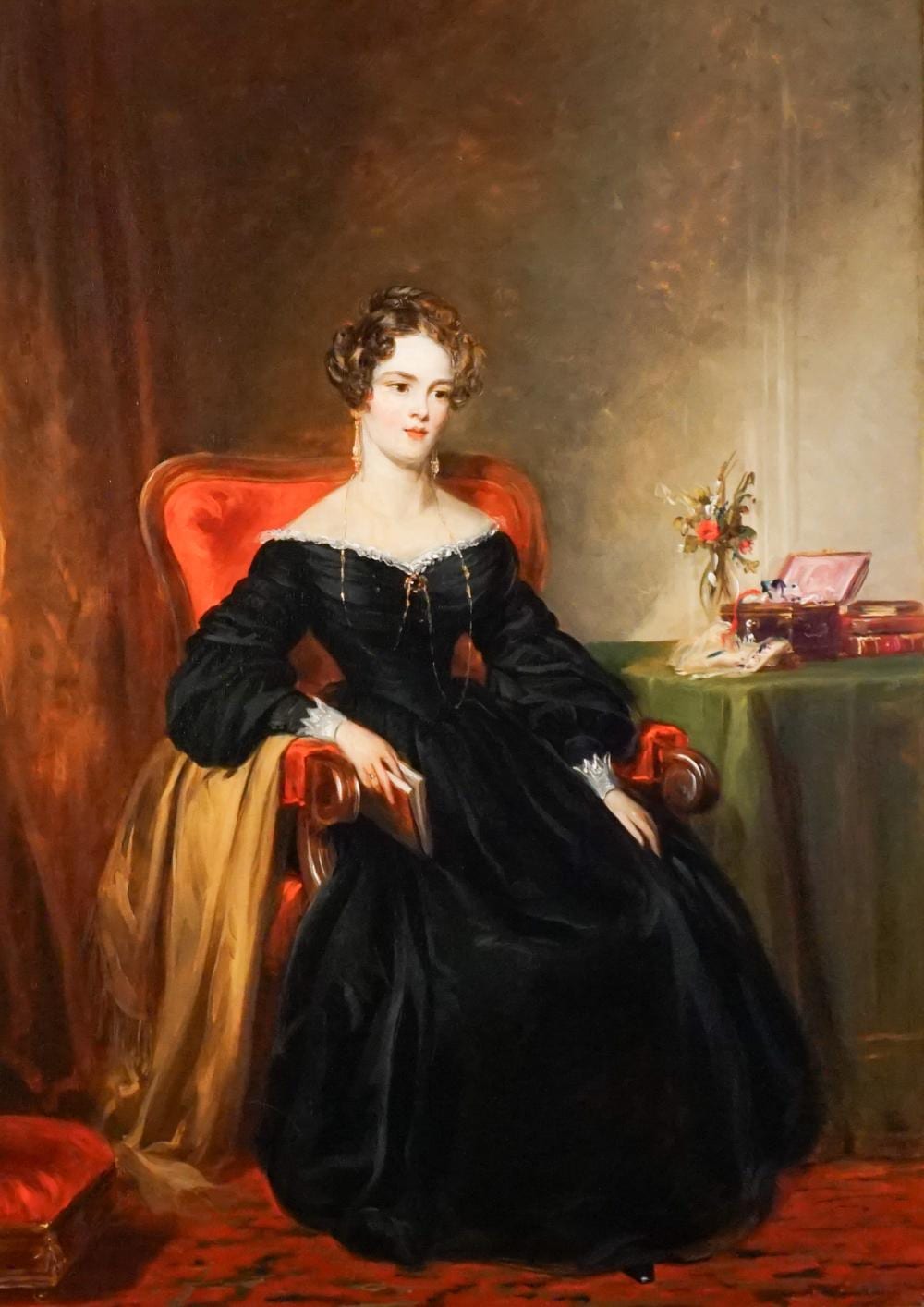 Thomas Musgrave Joy comparable auction result: thomas musgrave joy british 1812 1866 a pensive moment oil on canvas 30 x 21 1 2 in 76 2 x 54 6 cm frame 36 x 28 in 91 4 x 71 1 cm