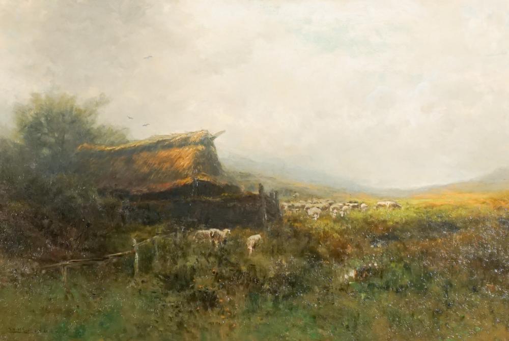 george herbert mccord american 1848 1909 scottish highlands with herd of sheep oil on canvas 27 1 2 x 41 in 69 9 x 104 1 cm frame 33 x 47 in 83 8 x 119 4 cm · Weschler's · 2025-12-12 George Herbert McCord comparable auction result: george herbert mccord american 1848 1909 scottish highlands with herd of sheep oil on canvas 27 1 2 x 41 in 69 9 x 104 1 cm frame 33 x 47 in 83 8 x 119 4 cm