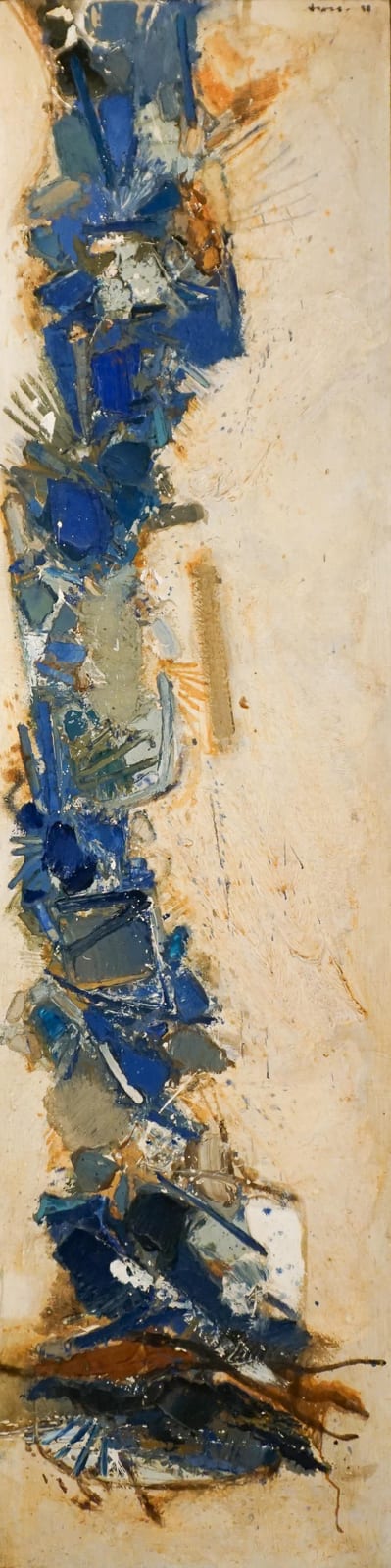 John Levee comparable auction result: john levee american 1924 2017 june v oil on canvas 69 x 17 3 4 in 175 3 x 45 1 cm frame 70 x 19 in 177 8 x 48 3 cm
