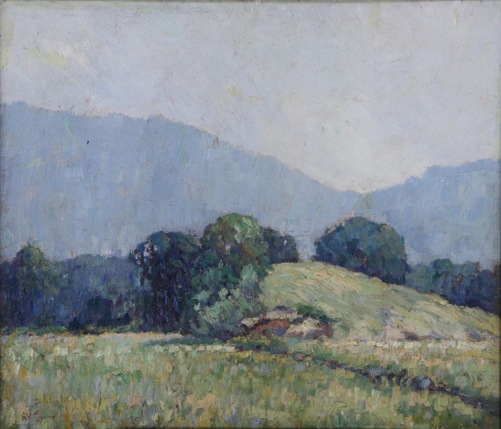 Cecil Vezin Grant comparable auction result: cecil vezin grant american 1880 1953 the upper delaware valley oil on canvasboard