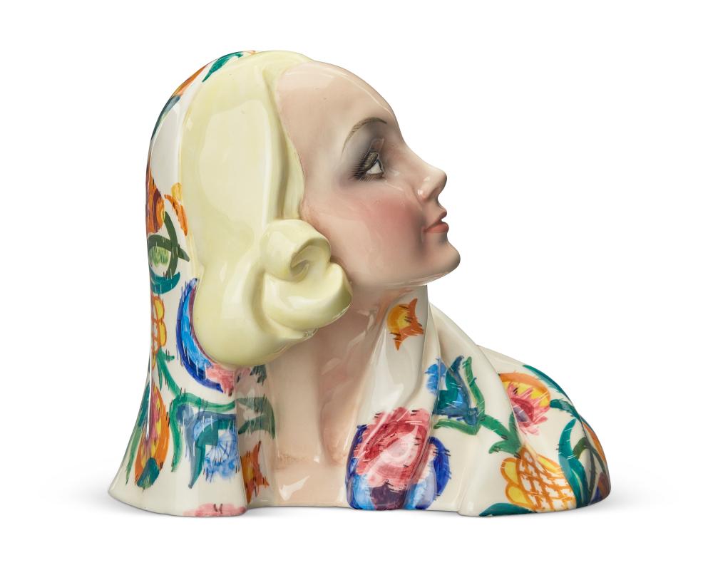 Sandro Vacchetti comparable auction result: sandro vacchetti 1889 1976 a ceramic bust for essevi 1937