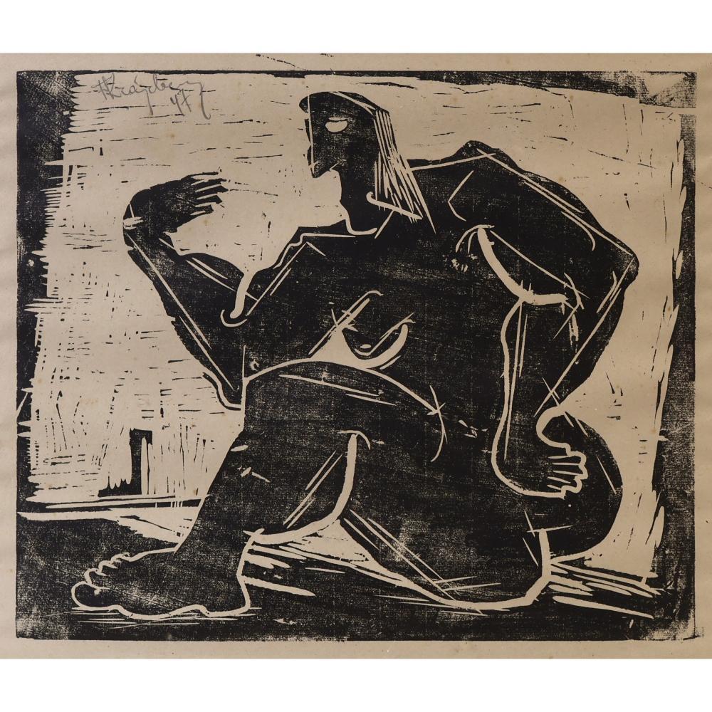 Frans Krajcberg comparable auction result: frans krajcberg polish brazilian 1921 2017