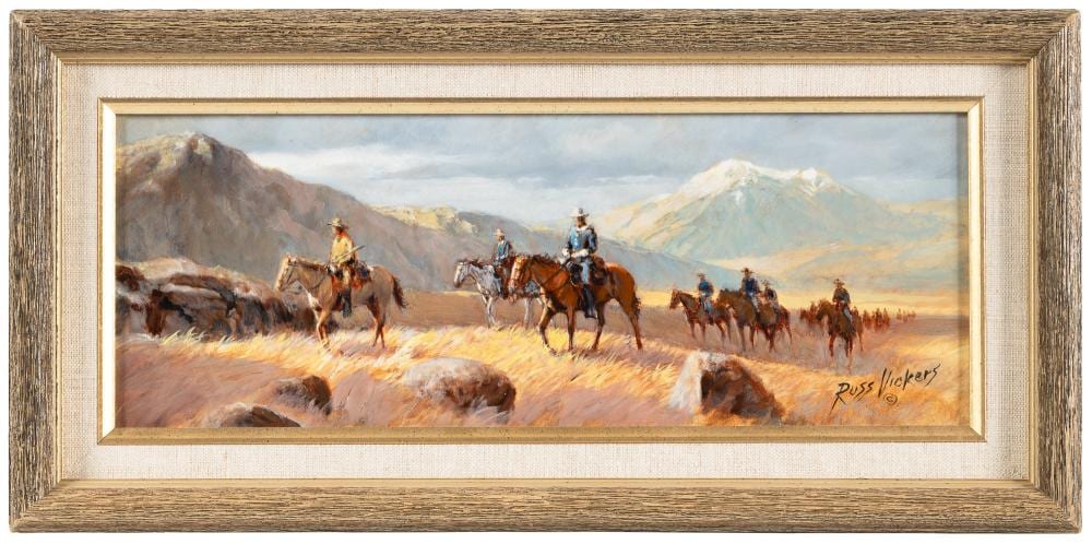 Russ Vickers comparable auction result: original painting by russ vickers
