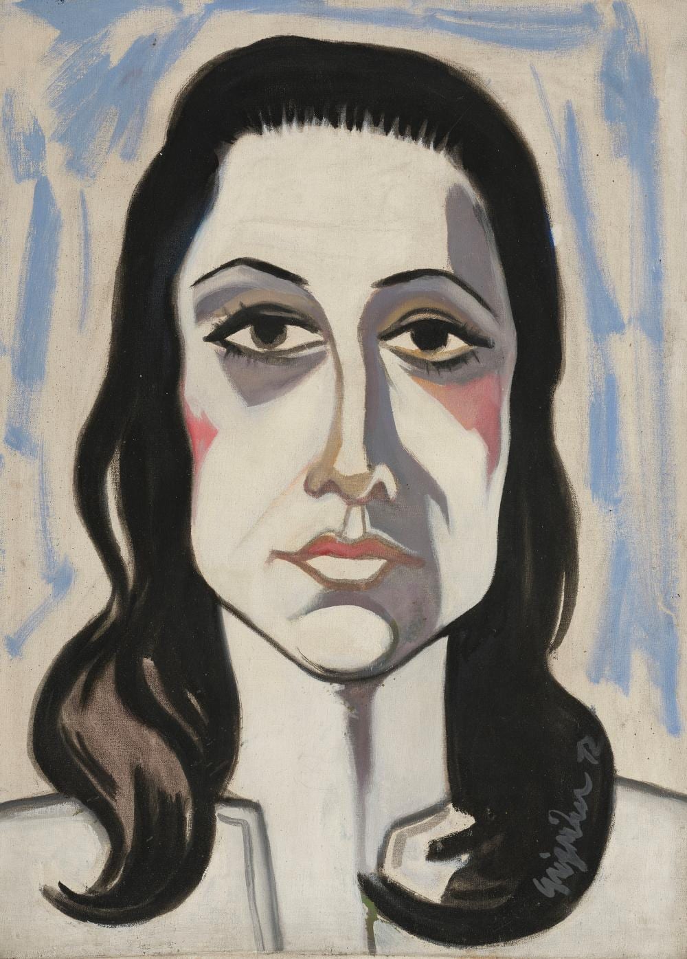 Marcos Grigorian comparable auction result: marcos grigorian iran 1925 2007 portrait de femme