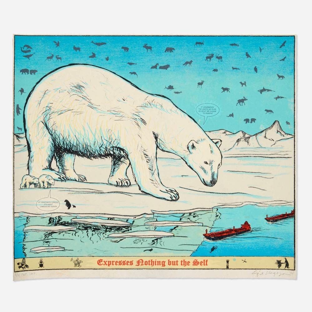 enrique chagoya expresses nothing but the self · Rago Arts and Auction Center · 2025-12-05 Enrique Chagoya comparable auction result: enrique chagoya expresses nothing but the self