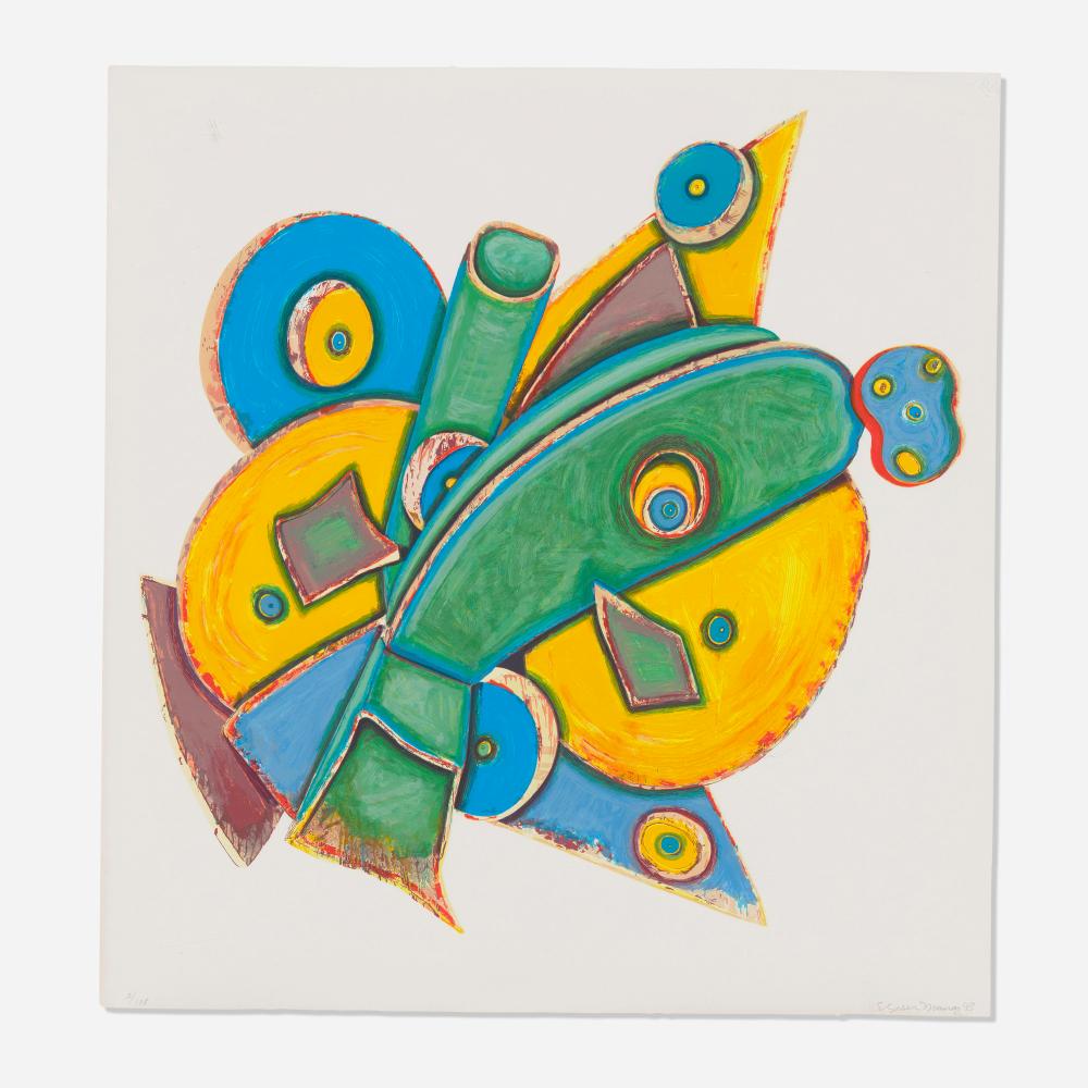 Elizabeth Murray comparable auction result: elizabeth murray the clock