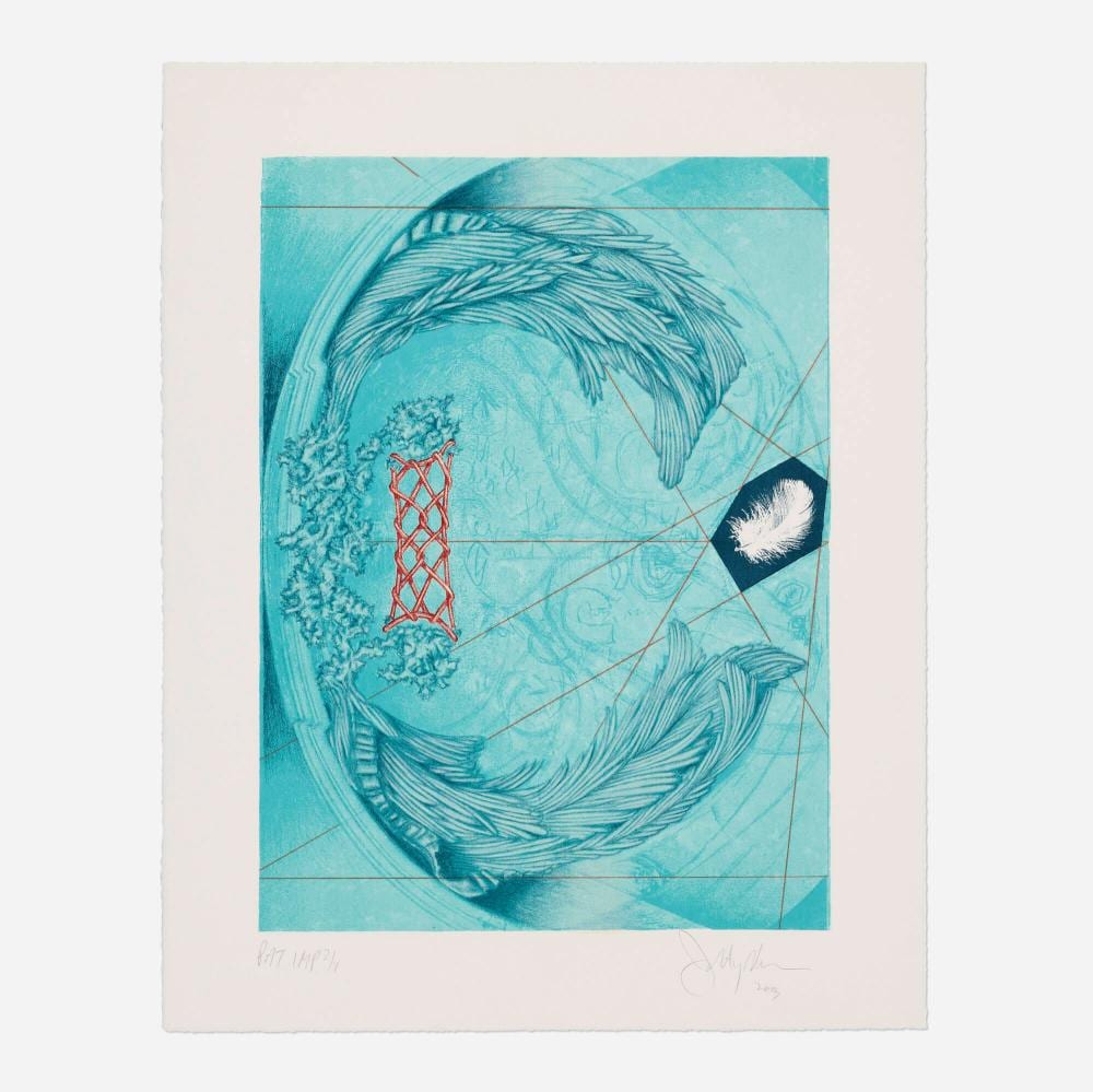 john newman bluish free fall · Rago Arts and Auction Center · 2025-12-05 John Newman comparable auction result: john newman bluish free fall