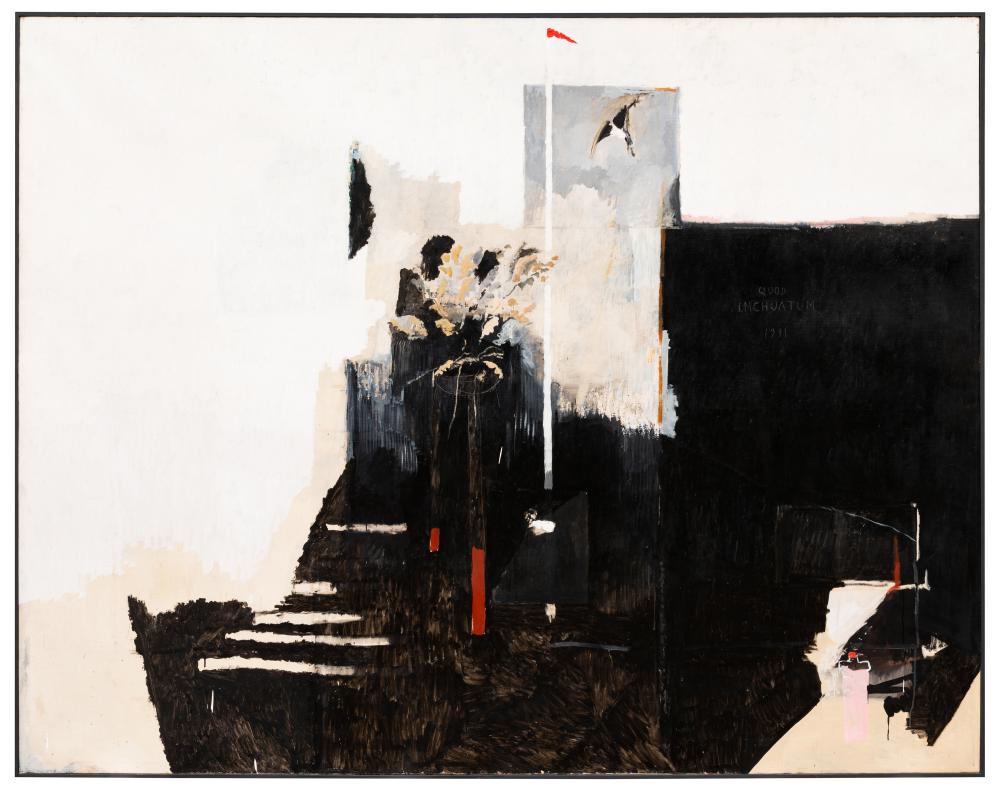 Alberto Gianquinto comparable auction result: alberto gianquinto 1929 2003 la rondine 1981