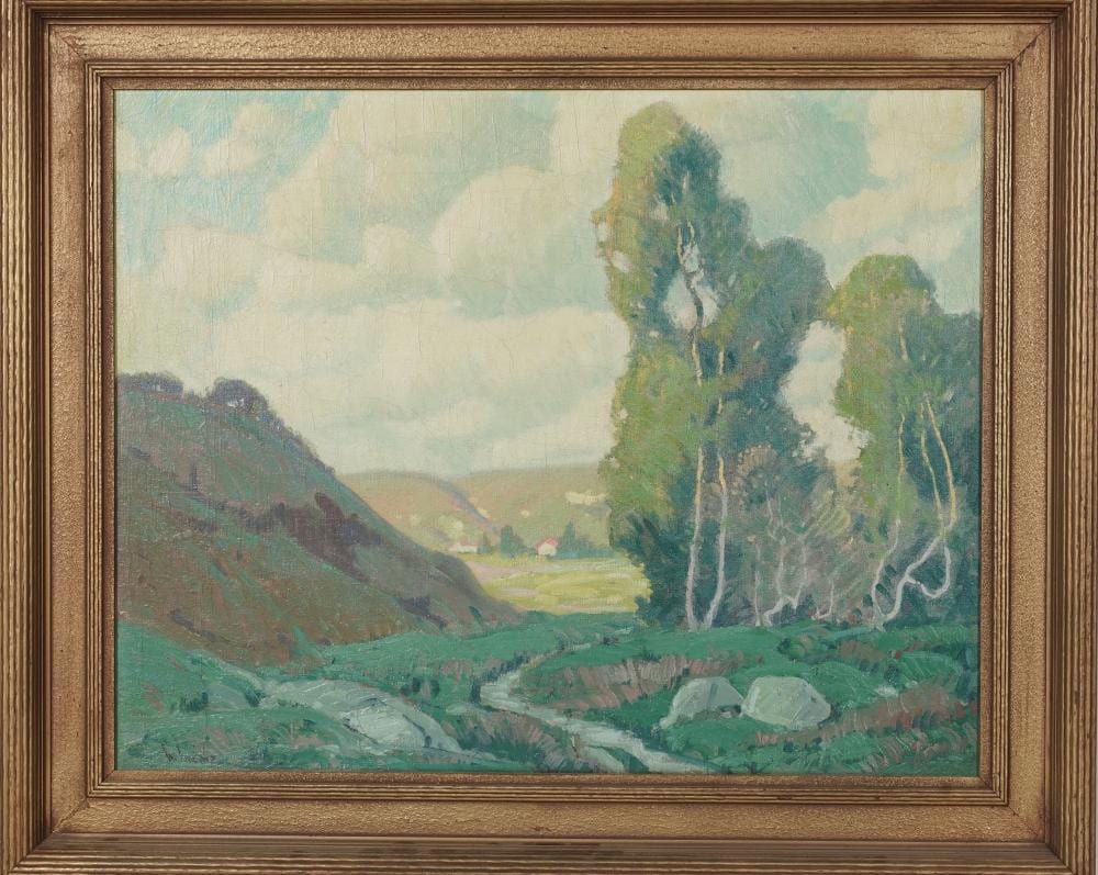 Paul Lauritz comparable auction result: paul lauritz 1889 1975 landscape