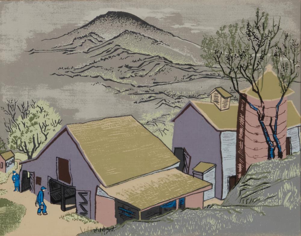 Guy Maccoy comparable auction result: guy maccoy 1904 1981 landscape 1942