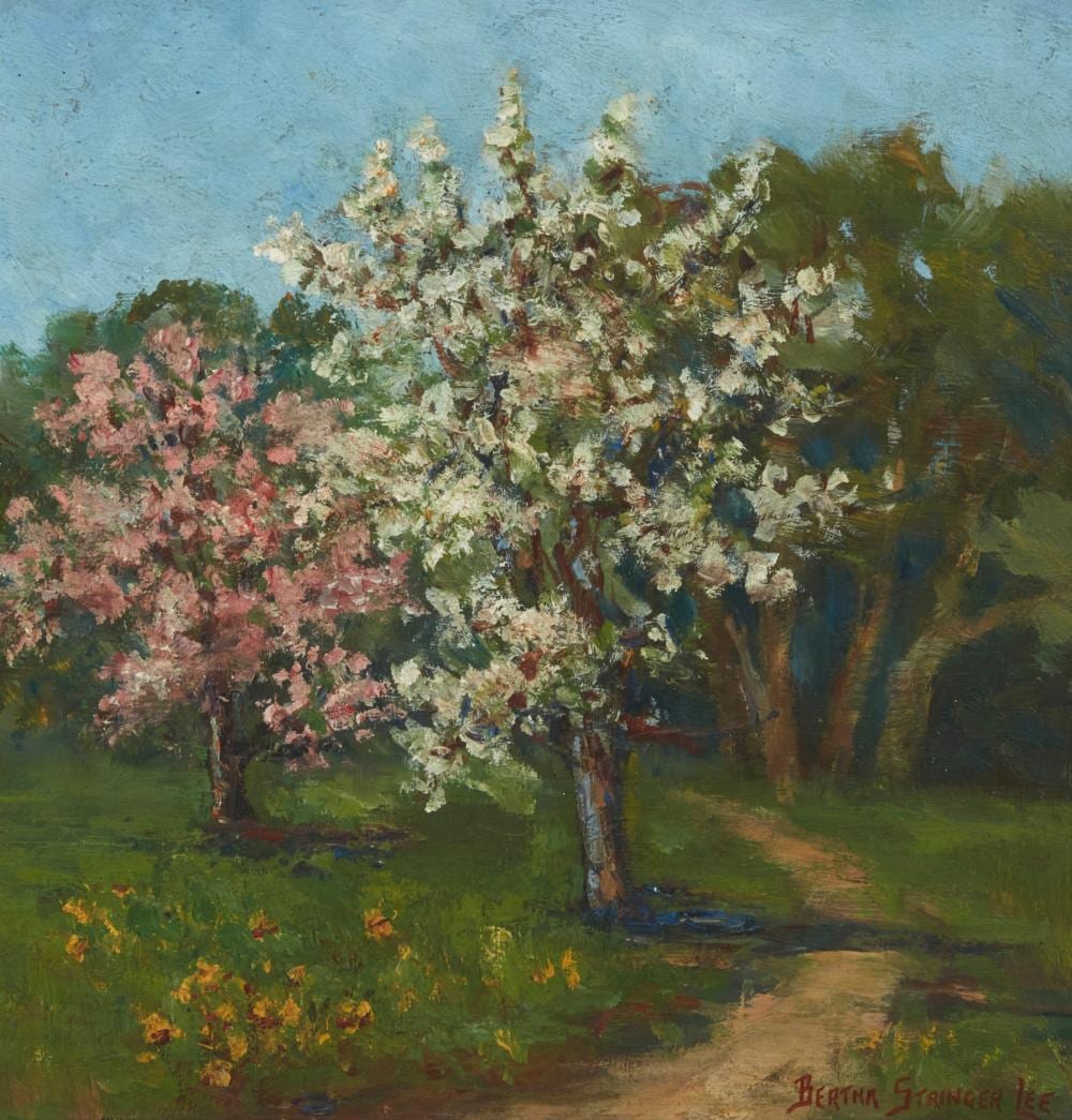 Bertha Stringer Lee comparable auction result: bertha stringer lee 1869 1937 spring blossoms