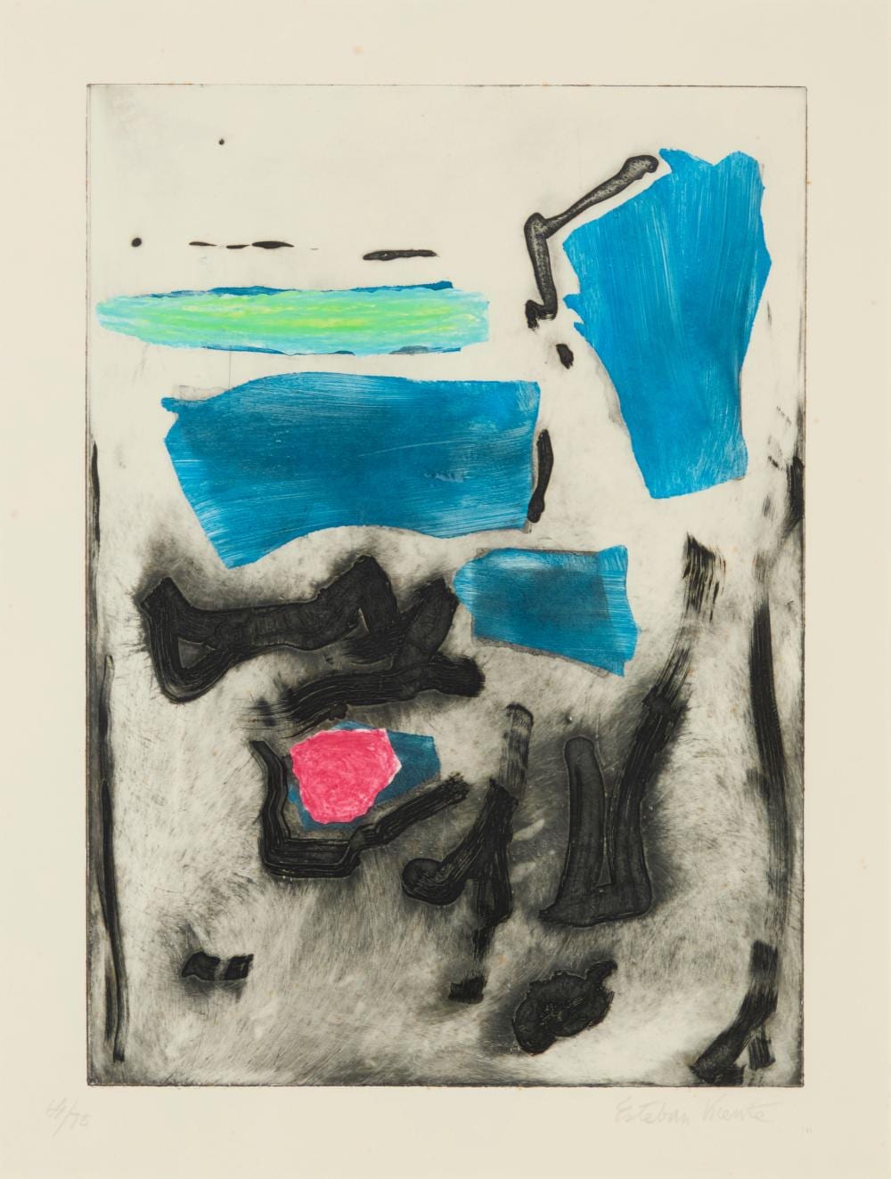 Esteban Vicente comparable auction result: esteban vicente 1903 2001 untitled