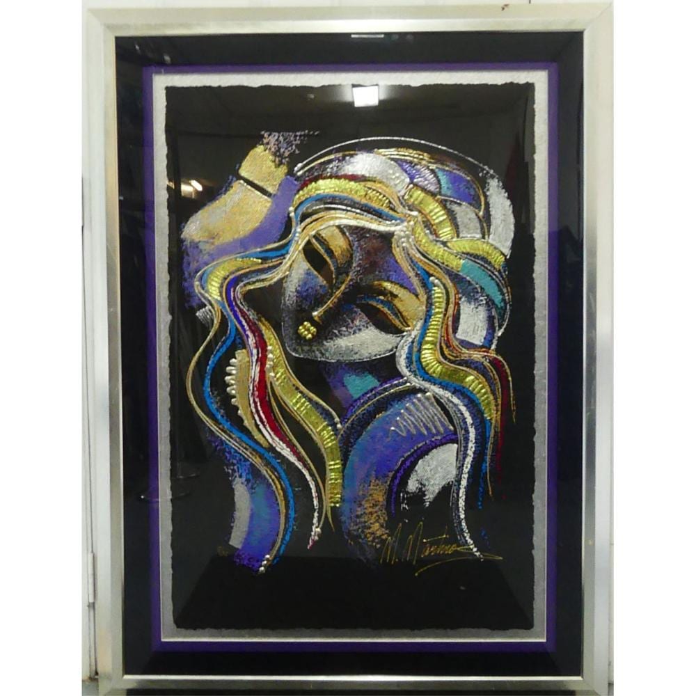 Matiros Manoukian comparable auction result: martiros manoukian demure spirit serigraph