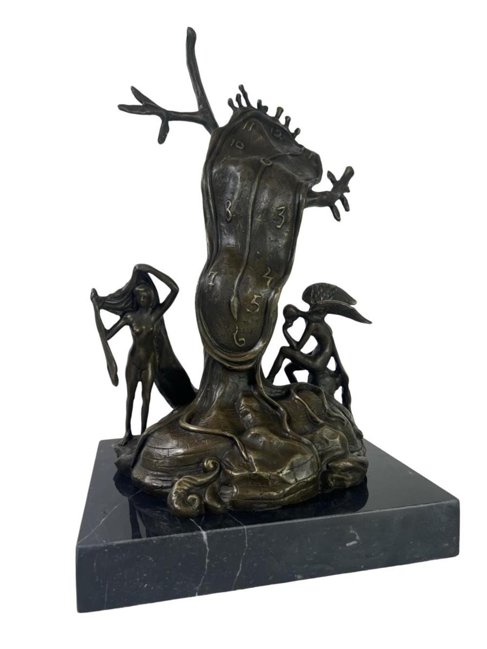Signed Salvador Dali Nobility Of Time Bronze sold by Monarch Auction and Estate Services, lot 330 — auction record photograph