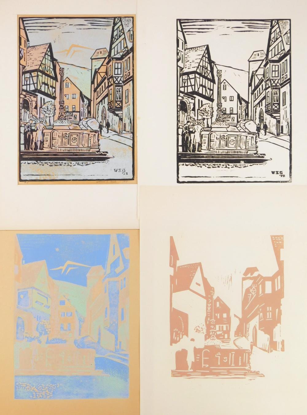 william s gisch american 1906 1989 woodblock process set · Rachel Davis Fine Arts · 2025-12-06 William S. Gisch comparable auction result: william s gisch american 1906 1989 woodblock process set