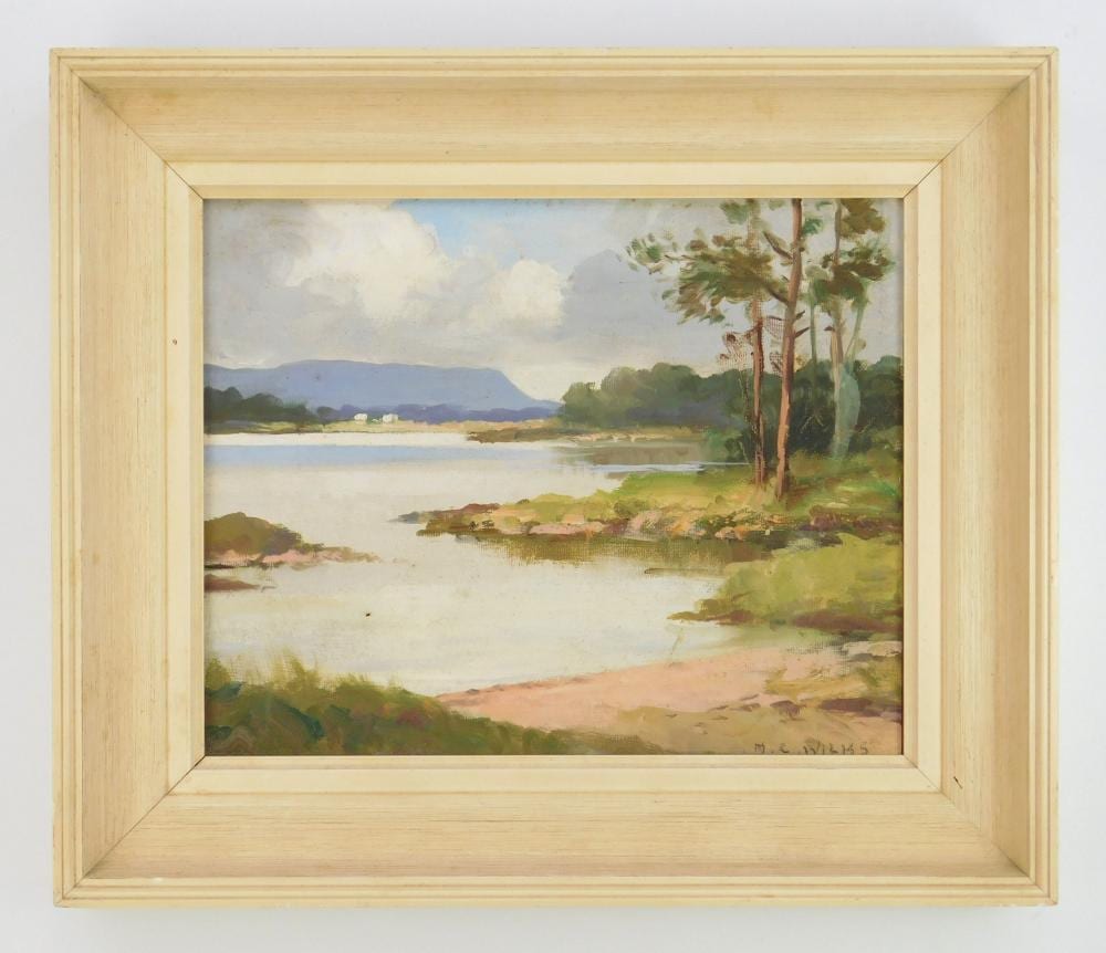 maurice c wilks irish 1910 1984 oil · Rachel Davis Fine Arts · 2025-12-06 Maurice C. Wilks comparable auction result: maurice c wilks irish 1910 1984 oil