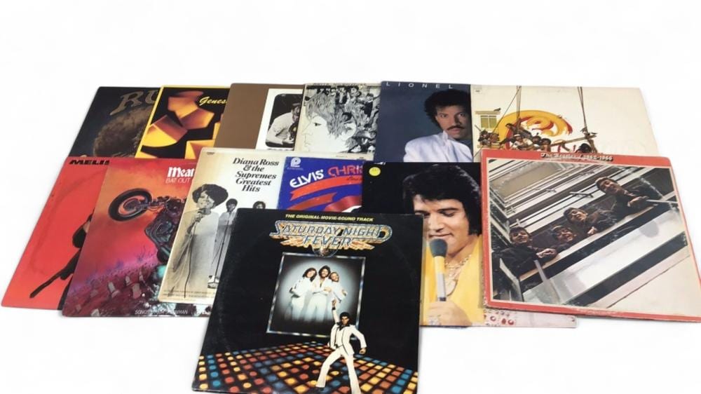 Vinyl Records BEATLES,RUSH,Elvis,MEATLOAF, sold by R & R Auction INC, lot 25088 — auction record photograph