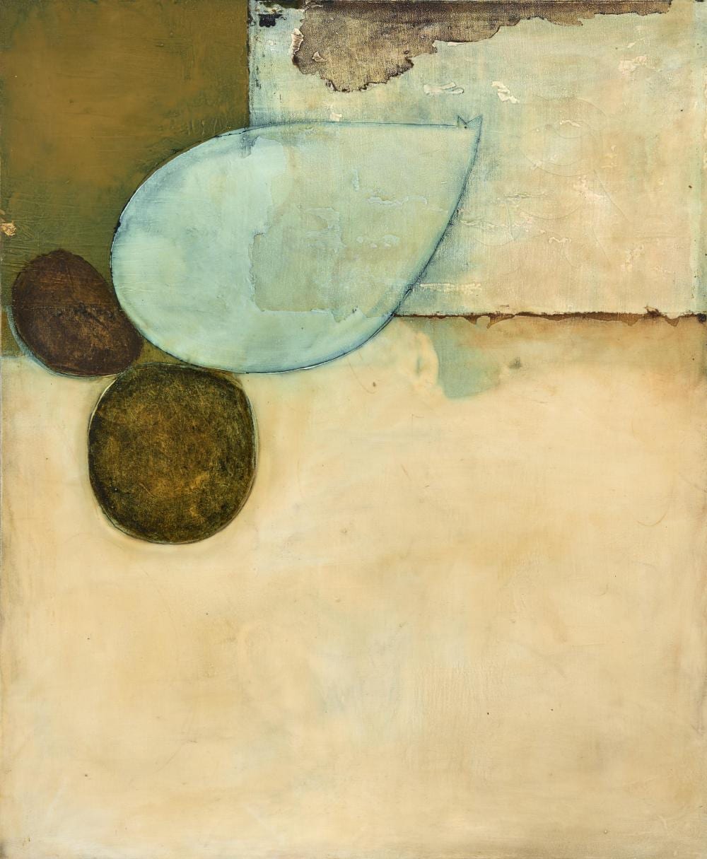 Conchita Carambano comparable auction result: conchita carambano australian 1961 mooring away from pompeii oil on canvas 120 x 100cm