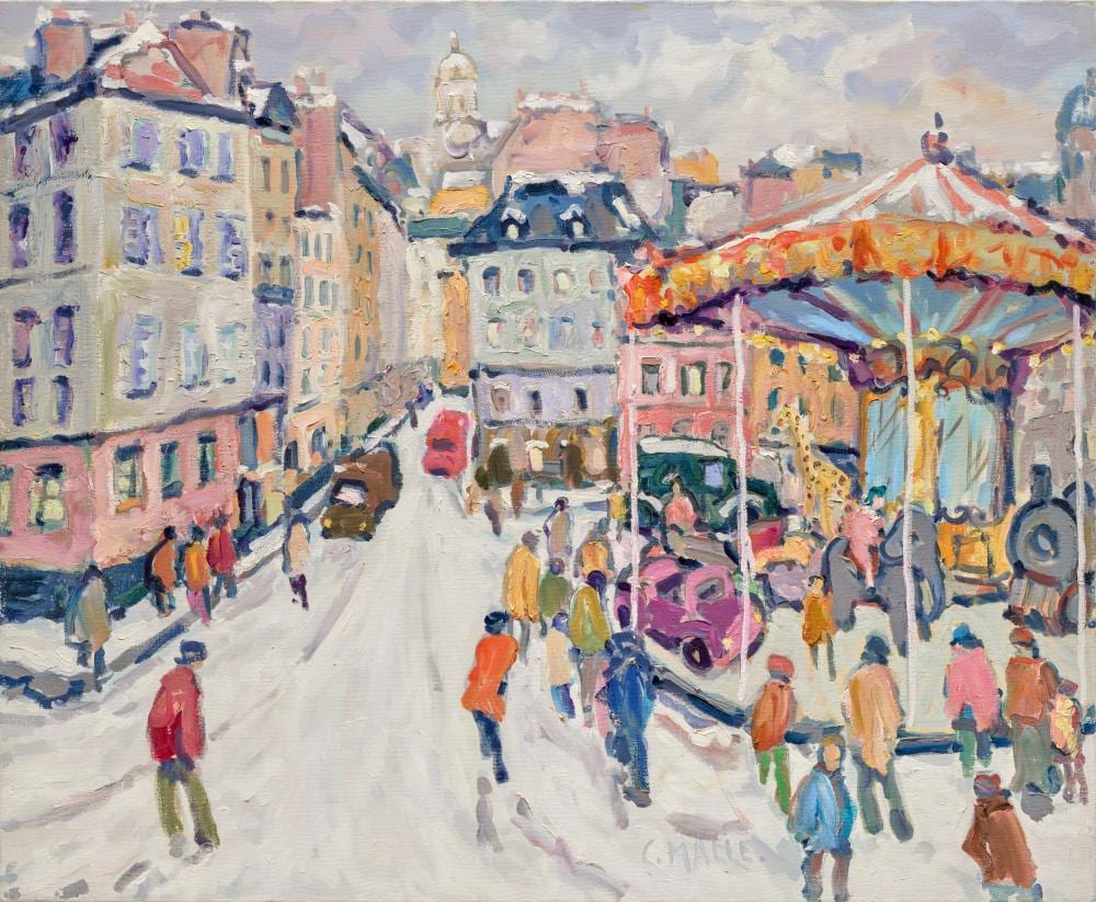 Charles Malle comparable auction result: charles malle 1935 2023 le man ge sur la montagne st genevi ve
