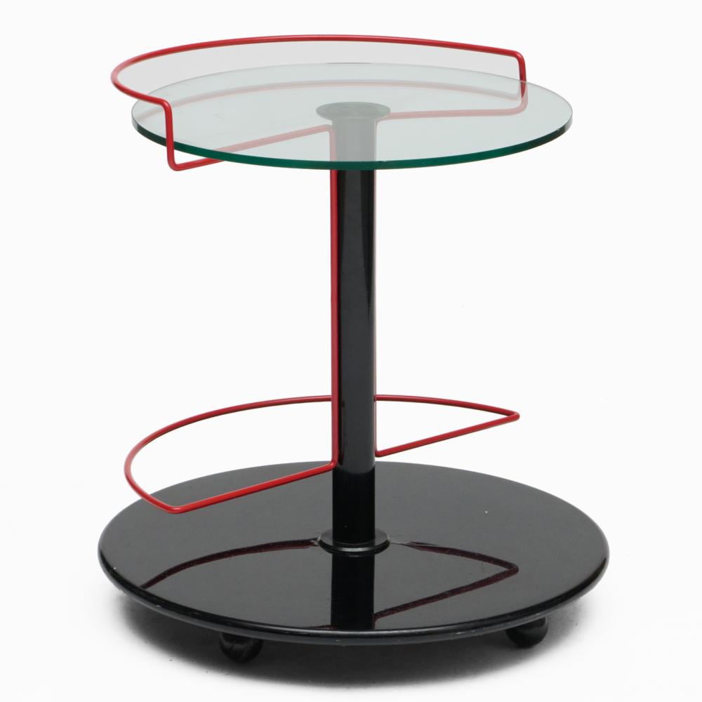 Michel Dumas comparable auction result: michel dumas for roche bobois bar cart