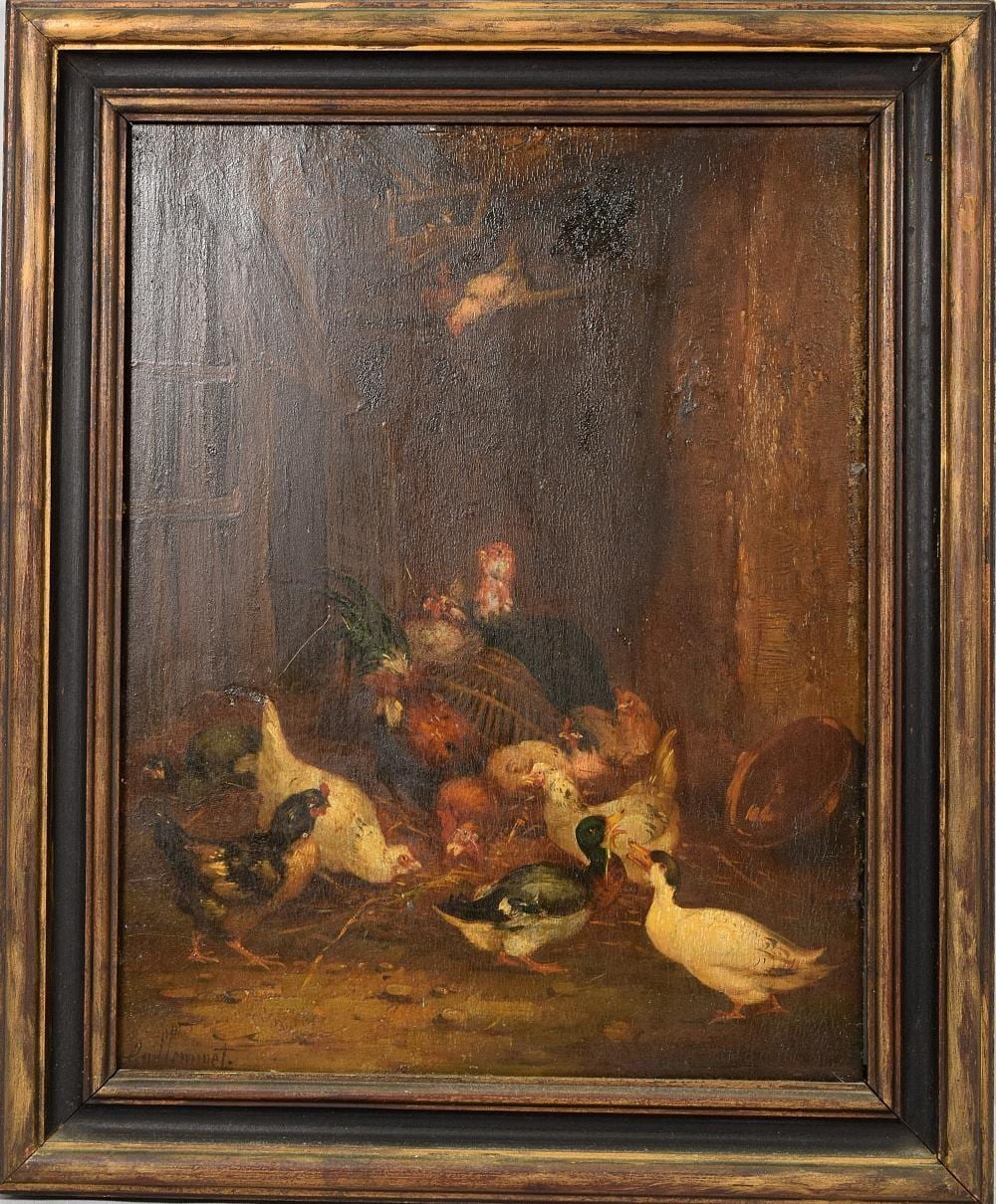 Claude Guilleminet comparable auction result: french 19th claude guilleminet oil painting