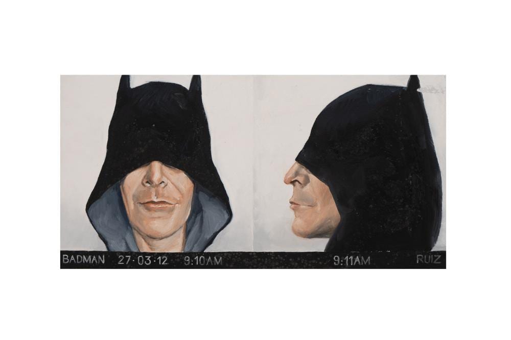 Pedro Ruíz (1957) Badman 30 x 60 cm 2011 comparable sale