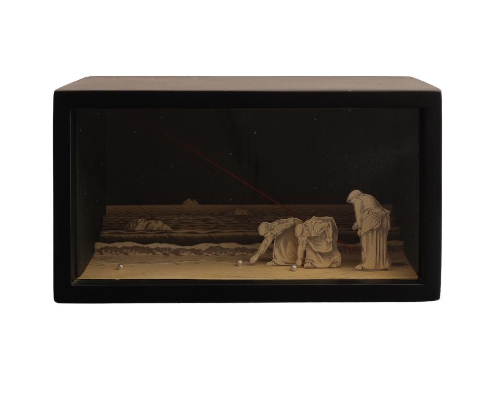 Alvaro Barrios (1945) Evita Perón, Beatriz González y Carolina Herrera-(Recogedora de perlas), 1980. 15 x 12 x 26 cm. 16/50. comparable sale