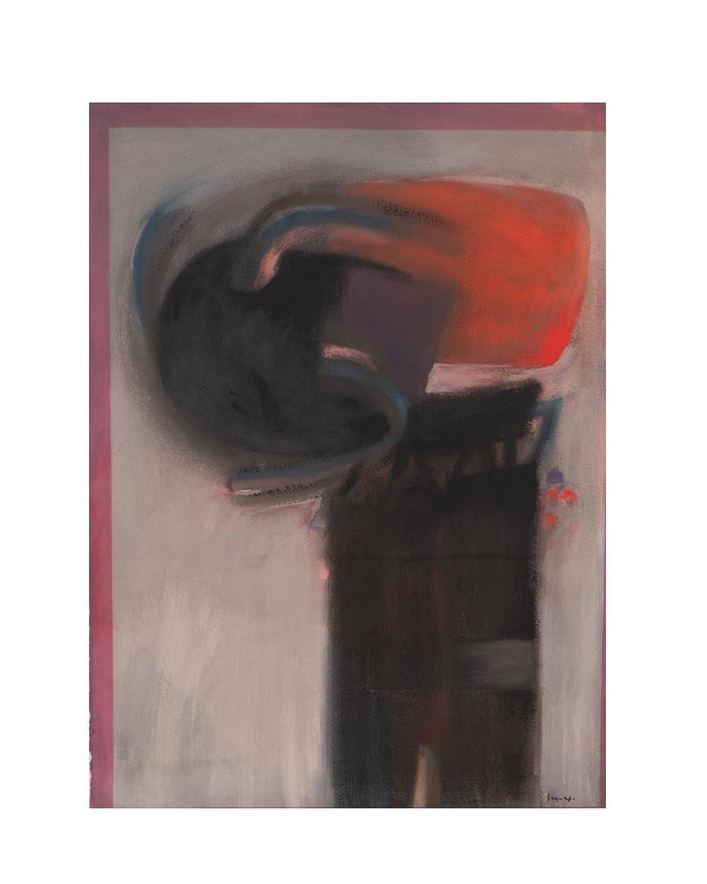 Fernando de Szyszlo (1925-2017) St, sf Gouache sobre papel 77 x 57 cm comparable sale
