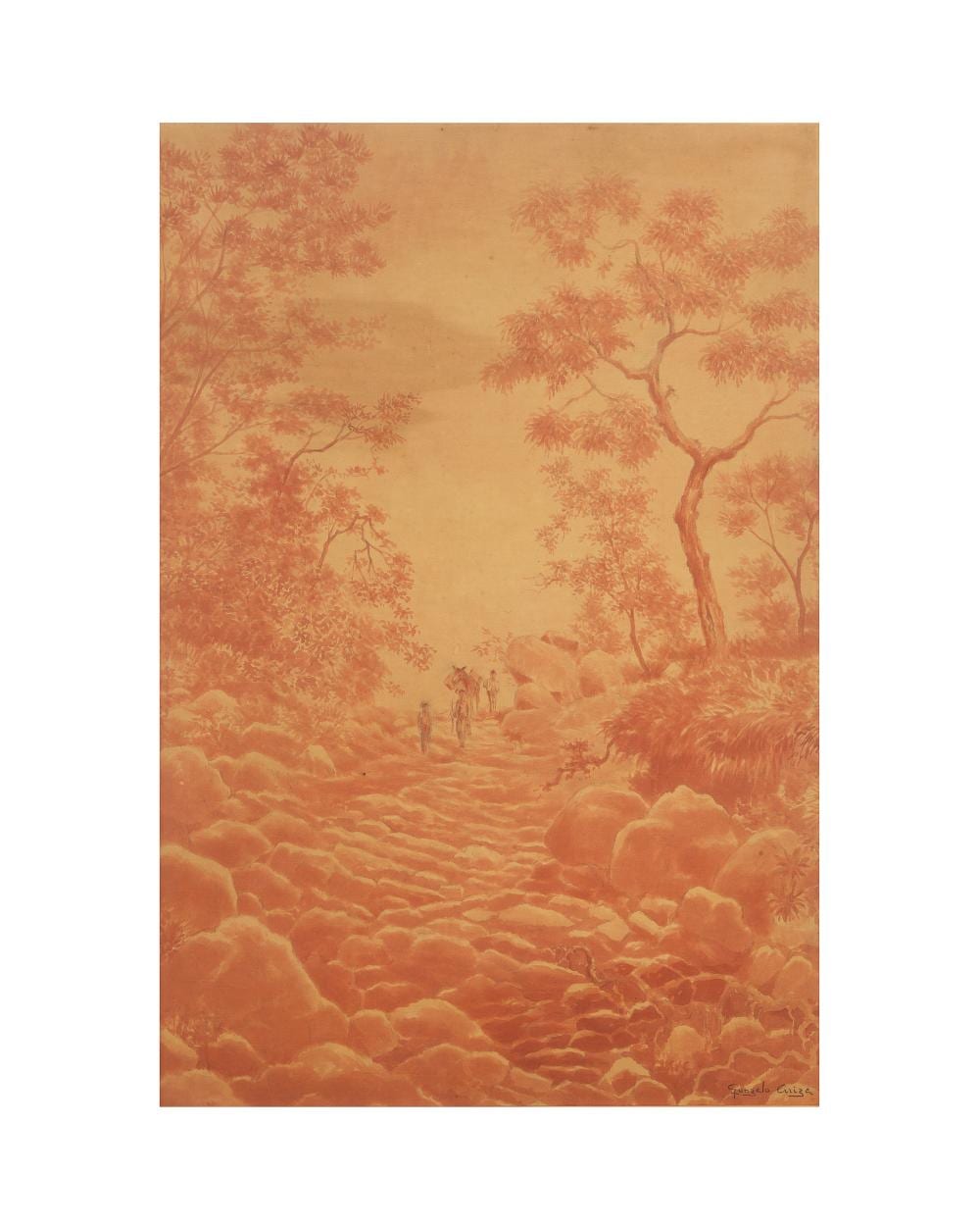 Gonzalo Ariza (1912-1995) S/T, sf Técnica mixta 55 cm x 80 comparable sale