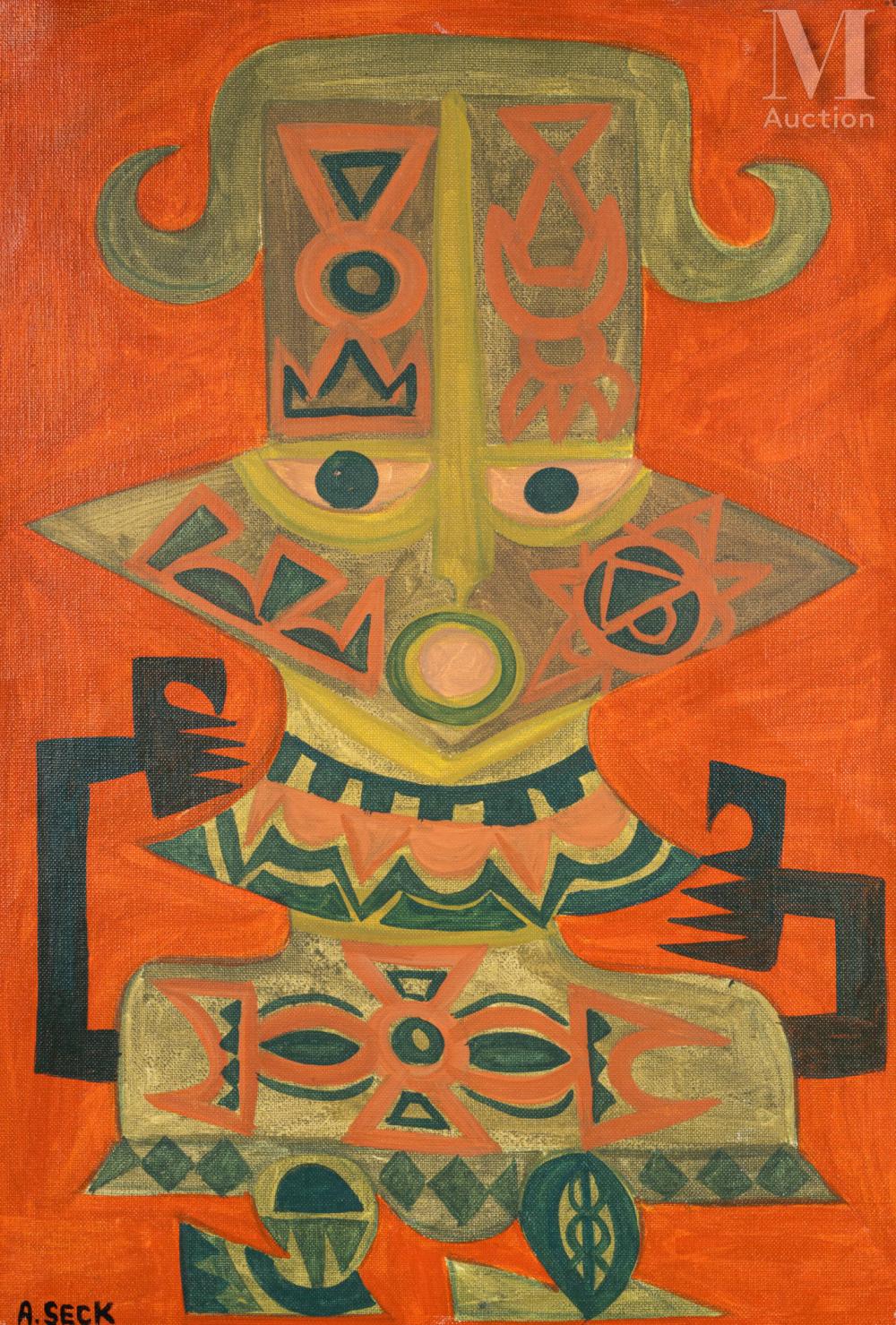 ? Amadou Seck comparable auction result: amadou seck dakar 1950 portrait 1979