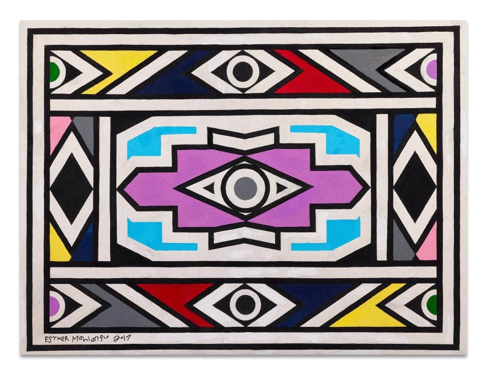 esther mahlangu · Artcurial · 2025-12-10 Esther Mahlangu comparable auction result: esther mahlangu